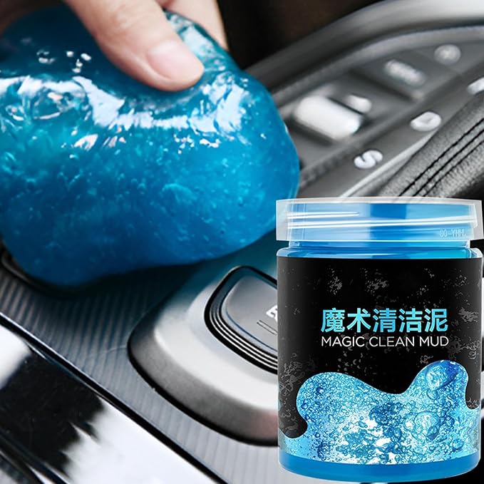 Soft Keyboard Cleaner Gel, Car Cleaning Multi-Purpose, 200g Non-Abrasive Gel with Easy Use, Interior Accessory, Cleaning Gadget with Sticky Texture, Tool for Dashboard Windshield