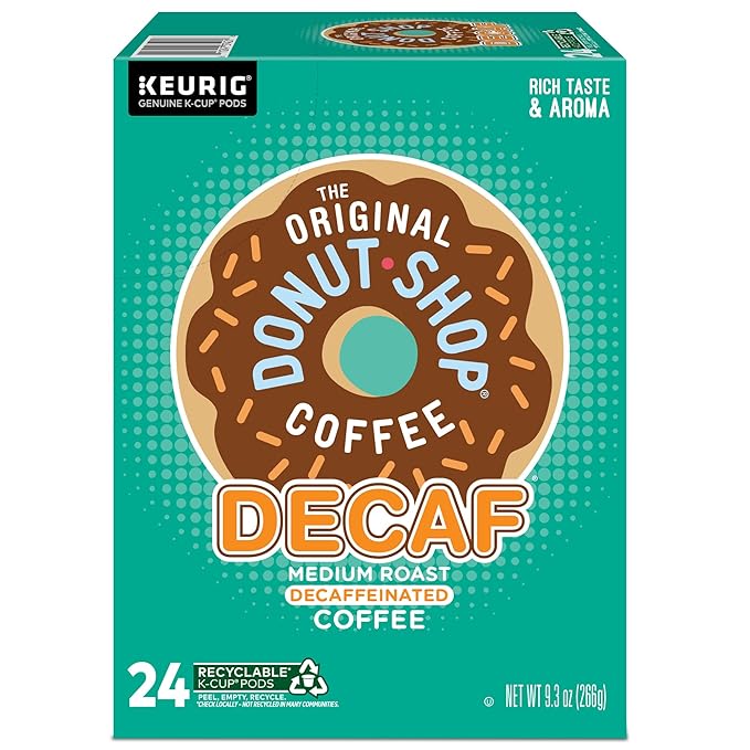 The Original Donut Shop Decaf Keurig Single-Serve K-Cup Pods, Medium Roast Coffee, 96 Count