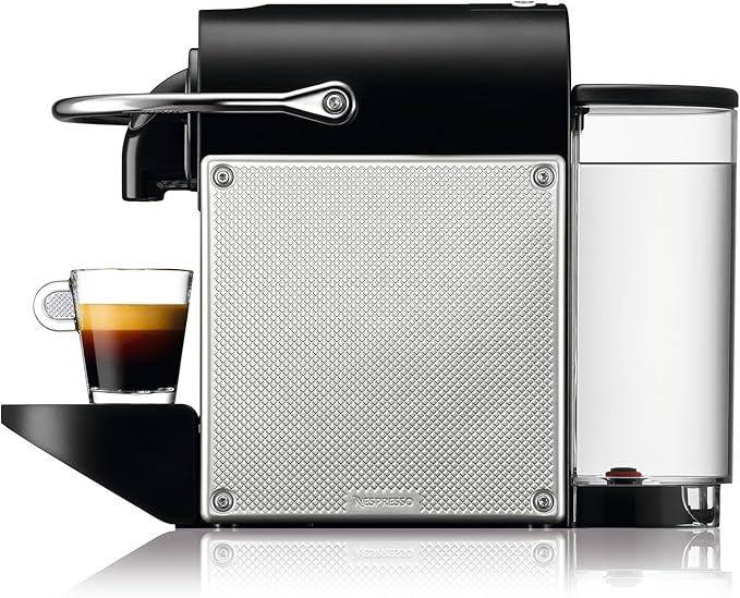 De′Longhi Nespresso Pixie EN127.S, Fully Automatic Coffee Machine, One-Button Coffee Machine with Multi-Function, Welcome Set Included, Compact Design, 19 Bar Pressure, 1260W, Silver