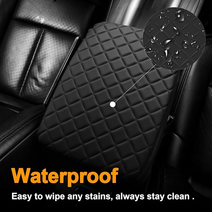 Console Cushion Cover for Toyota Tacoma 2005-2015 SR SR5 Off-Road PreRunner TRD-Sport pro Limited Tacoma Organizer Armrest Storage Box Cover Tacoma Interior Accessories