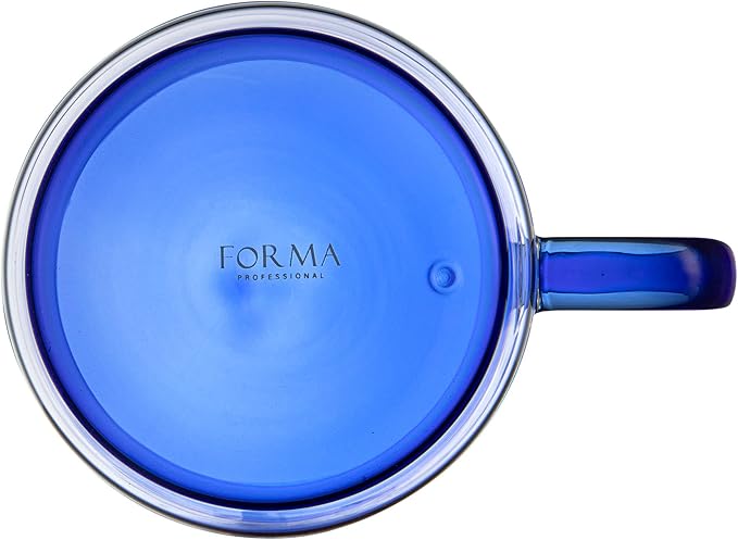 Restaurantware Coffee Cups 12 Pack of 11 oz Double Wall Glass Insulated Coffee Cup Borosilicate Mug Thermal Shock Resistant Handle Modern Design