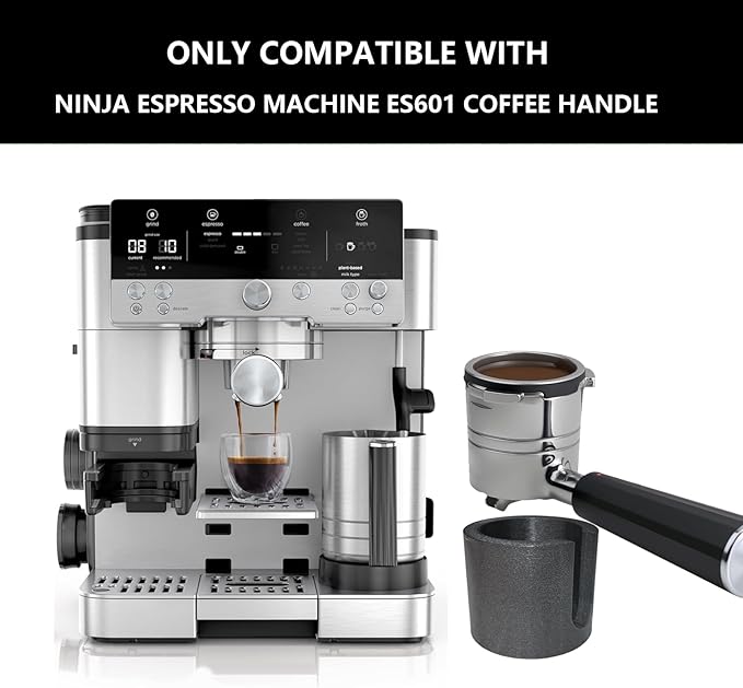 Portafilter Holder Compatible with Ninja Luxe Café (ES601 / ES701), Anti-Slip Tamper Base for Ninja Luxe Pro 4-in-1, Tamping Station Accessory