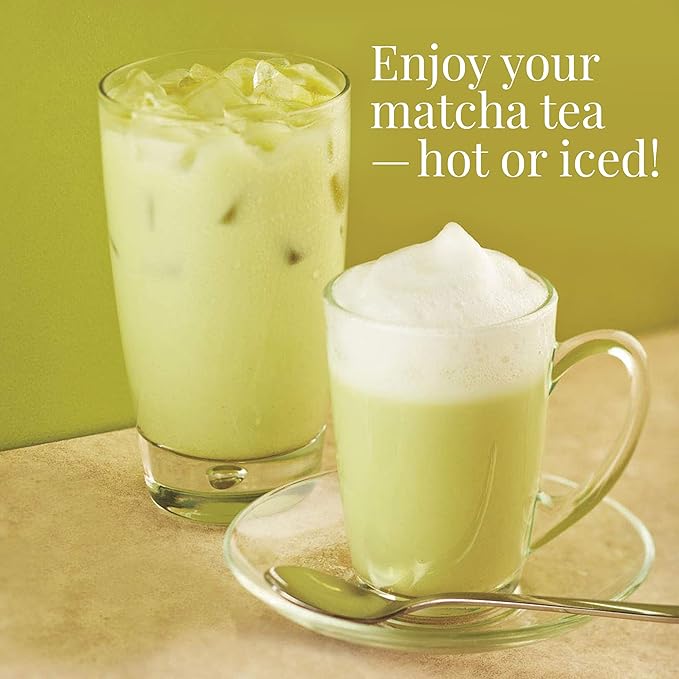 The Republic of Tea Organic Japanese Matcha Green Tea Full-Leaf Powder, 16 Oz Bag | Steeps 200 Cups