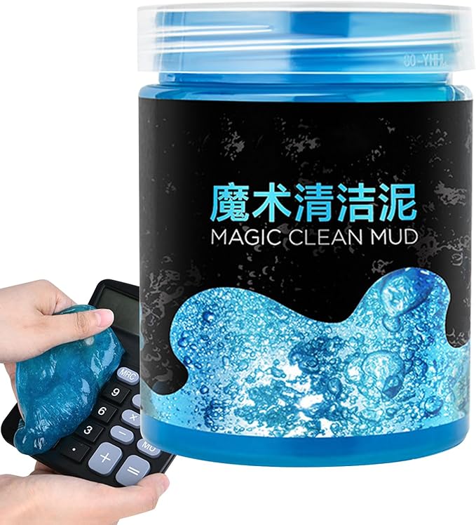 Soft Keyboard Cleaner Gel, Car Cleaning Multi-Purpose, 200g Non-Abrasive Gel with Easy Use, Interior Accessory, Cleaning Gadget with Sticky Texture, Tool for Dashboard Windshield
