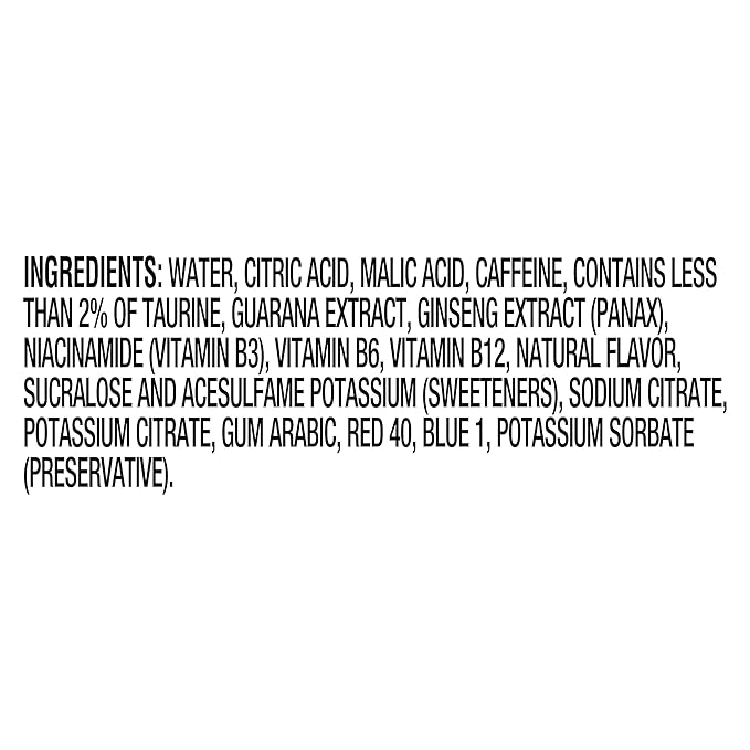 MiO Energy Acai Berry Storm Naturally Flavored with other natural flavors Liquid Water Enhancer Drink Mix with Caffeine & B Vitamins with 2X More (3.24 fl. oz. Bottle) (Pack of 4)