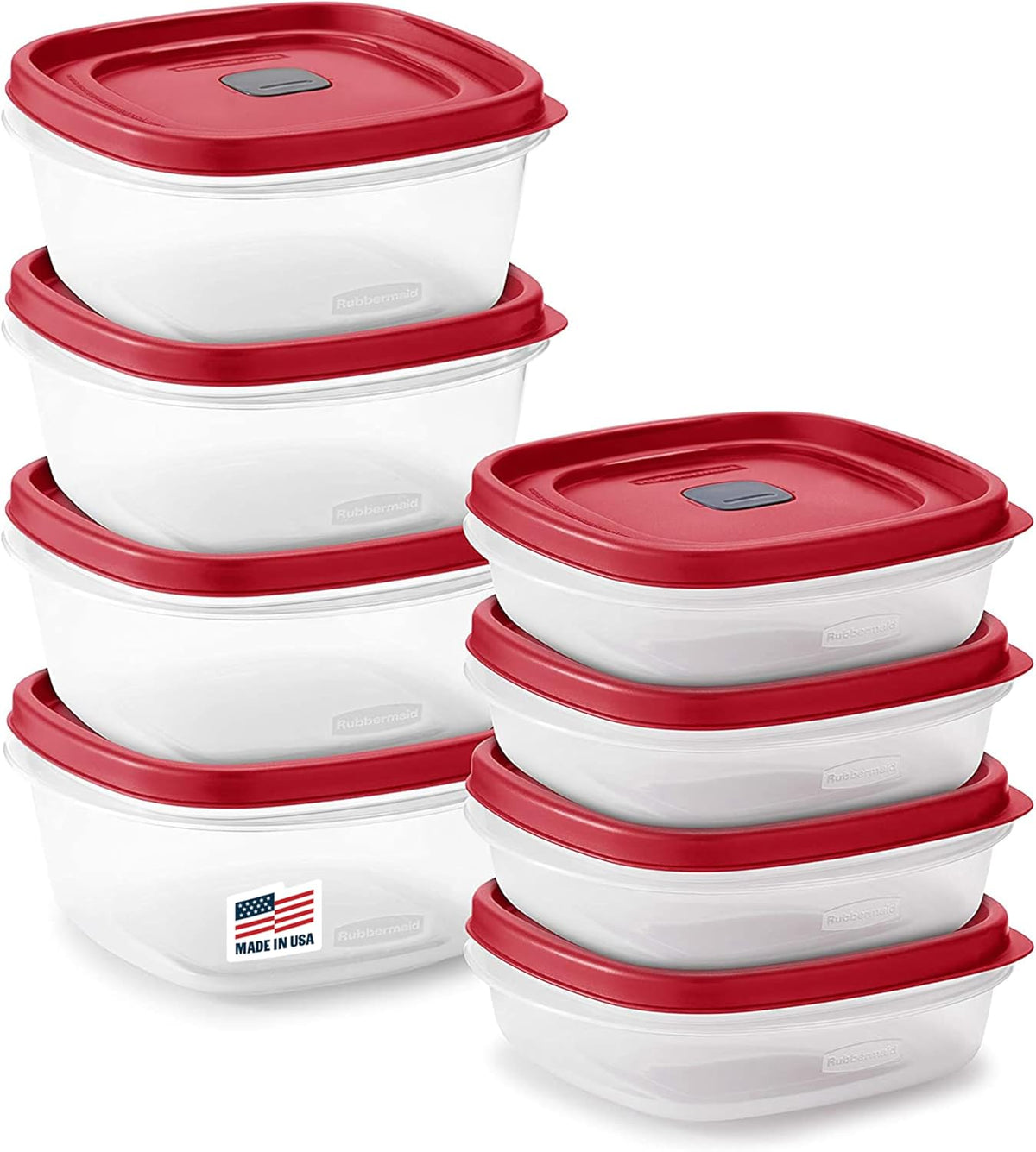 Rubbermaid EasyStore Containers, 38-Piece Set, Food Storage Containers, Food Storage Containers with Lids