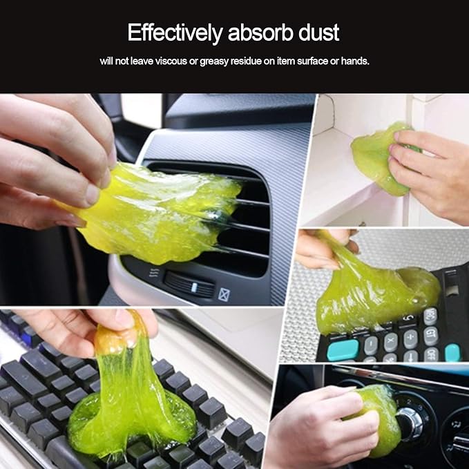 Car Cleaning Gel, 70ML Cleaning Gel, Multifunctional Detail Mud Dust Dirt Remover Supplies for Auto Car Office Home