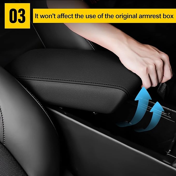 AOMSAZTO Console Covers for 2020-2024 Mazda Mazda3 Black