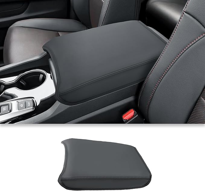 BIBIBO for 2026 Honda Passport Center Console Armrest Cover 2024 2025 2026 Honda Passport RTL/TrailSport Elite/TrailSport Arm Rest Cover 2026 Honda Passport Accessories 2026Passport (Black-Thin)