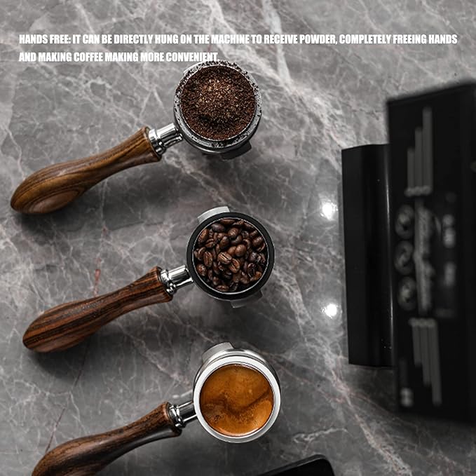 Stainless Steel Espresso Dosing Cup - 150ml, 58mm, 126g / 4.4oz, Hands Free, Universal, Inverted, Coffee Machine