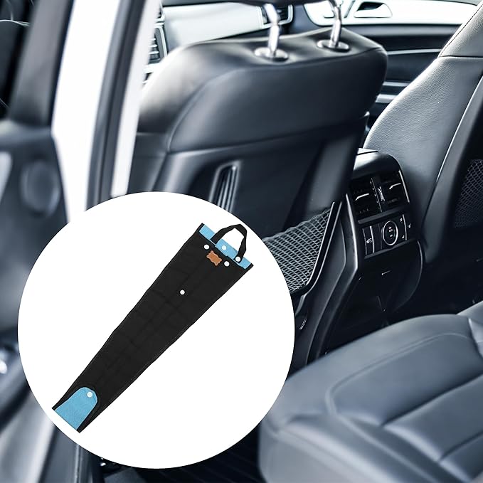 X AUTOHAUX Multifunction Car Truck Back Seat Umbrella Storage Holder Hanging Waterproof Organizer Bag Black