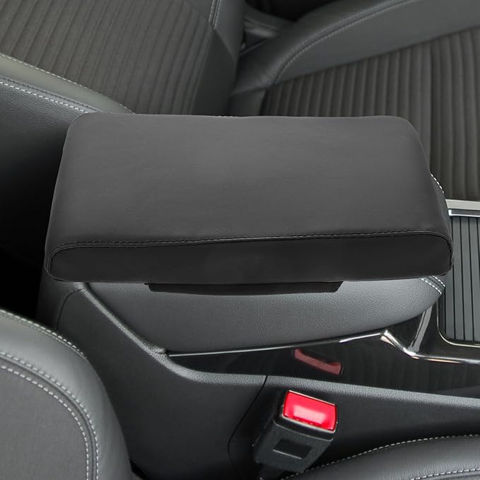 GANAZONO Memory Foam Car Armrest Cushion Pad for Center Console, Universal Fit Car Arm Rest Box Cover with Elevated Support for Driving Comfort