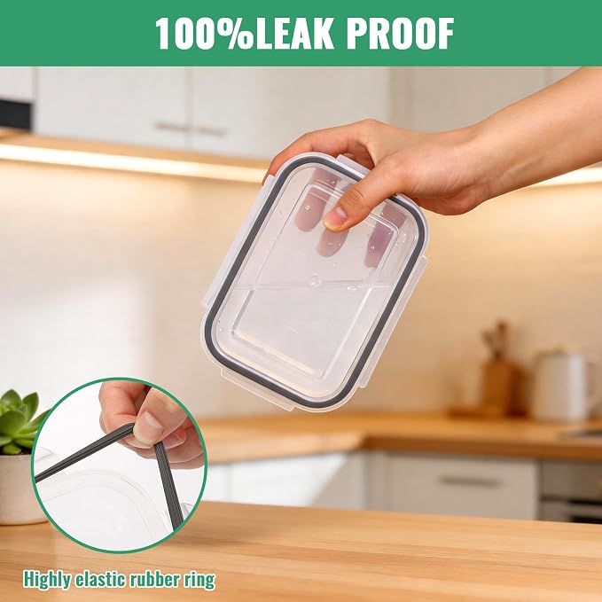 5 PCS Fruit Storage Containers for Fridge Produce Containers for Fridge with Removable Colander Berry Storage Containers Veggie BPA-Free Plastic Crisper for Long-Term Freshness