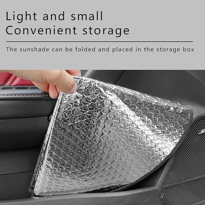 Steering Wheel Sun Shade Cover, Cooling Steering Wheel Cover, Anti-Heat Aluminum Foil Steering Wheel Cover, Steering Wheel Sun Block, Steering Wheel Covers Car Accessories for Cars, Trucks, SUVs