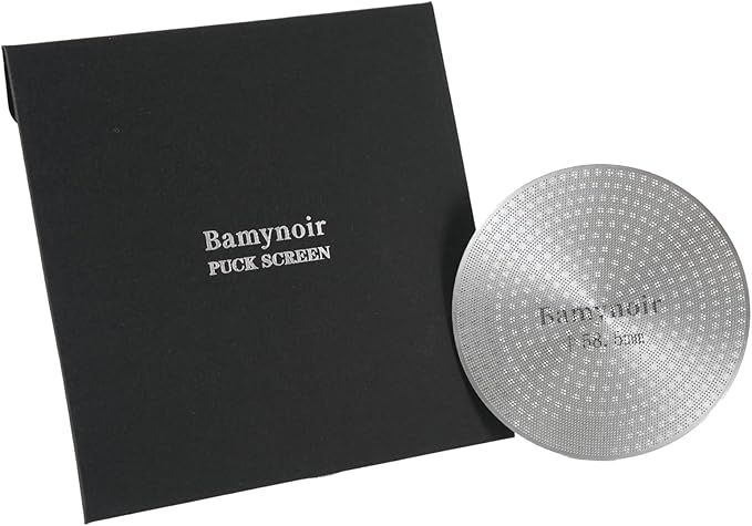 Espresso Puck Screen,58.5mm Puck Screen Compatible With Espresso Portafilter 58mm,Mesh Plate For Coffee Filter Basket,0.65mm Thickness,150μm,Stainless Steel (1 pack 58.5mm)