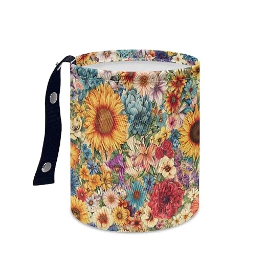 Car Front Seat Can Leak Proof Front Seat Back Seat Garbage Container Bag Kitchen Rubbish Bin Fashion Vehicle Organization Bin, Mushroom Star