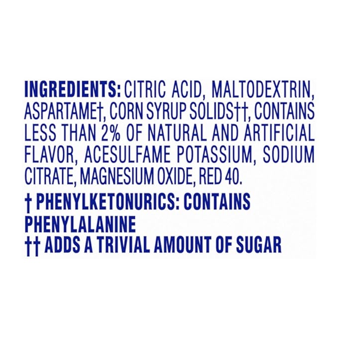Crystal Light Sugar-Free Strawberry Watermelon Low Calories Powdered Drink Mix 6 Count Pitcher Packets
