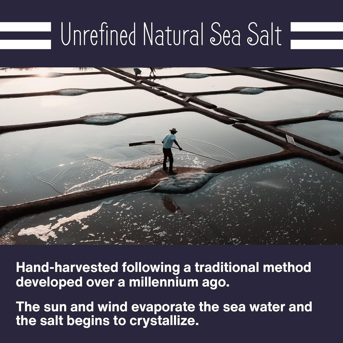 Le Marinier Celtic Salt Organic Grey Coarse, 1.1lb - 18oz. Mineral Rich 100% Natural and Unrefined French Sea Salt Organic. Hand Harvested Mineral Sea Salt, Sel Gris (1.1lb Grey Coarse)