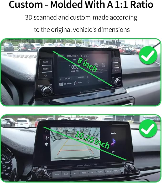 Car Phone Holder for Kia Seltos 2021 2022 2023 Accessories Apply to 8/10.25 Inch Touchscreen 15W Fast Wireless Charger Screen Fixed Clip HandsFree Cell Phone Mount 360° Rotation