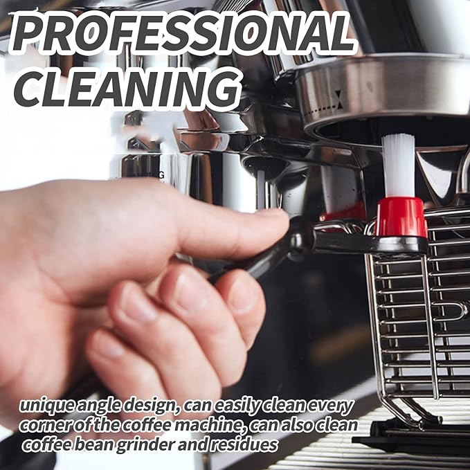 Coffee Brush Set -Espresso Machine Cleaning Brush Kit - Ideal for Coffee Grinder and Coffee Machine Maintenance
