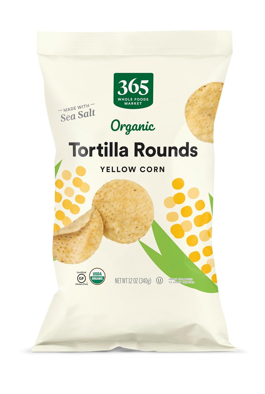 365 by Whole Foods Market, Organic White Corn Tortilla Chips, 12 Ounce