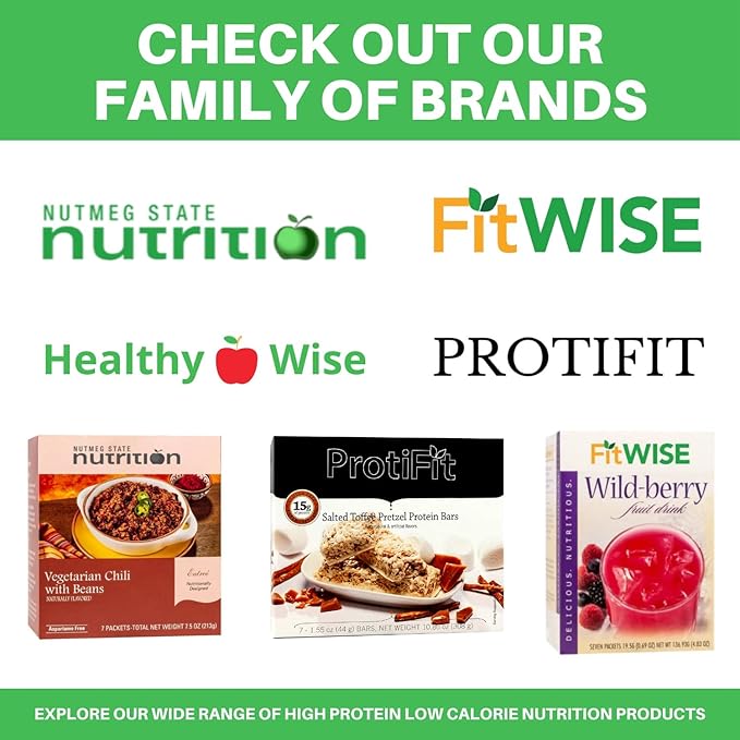 PROTIFIT - High Protein Fruit Flavored Powder Drink Mix, 15g Protein, Low Calorie, Sugar Free, Ideal Protein Compatible, 7 Servings Per Box (Peach Mango)