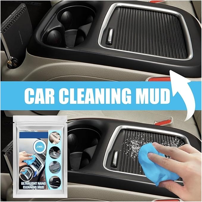 20g Car Cleaning Gel Slime - Magic Mud for Automobile Air Vent, Computer Keyboard, and Interior Cleaning Tool