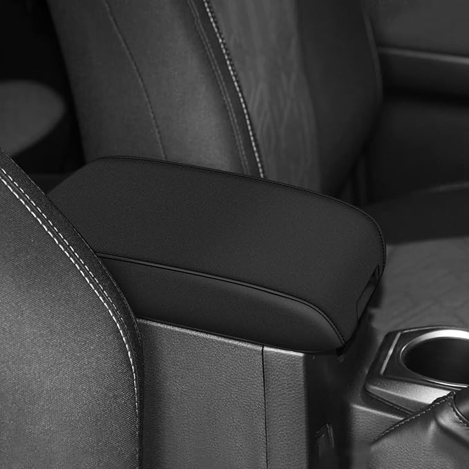 AOMSAZTO Console Covers for 2016-2023 Toyota Tacoma Armrest Covers for Toyota Tacoma Fabric Cloth