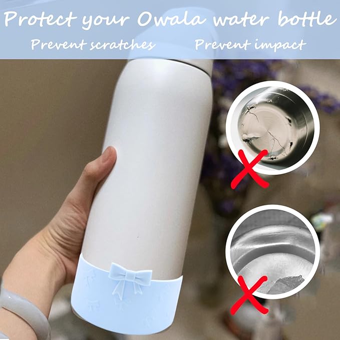 Silicone Bow Boot Water Bottles Accessories for Owala 32 oz WaterBottles