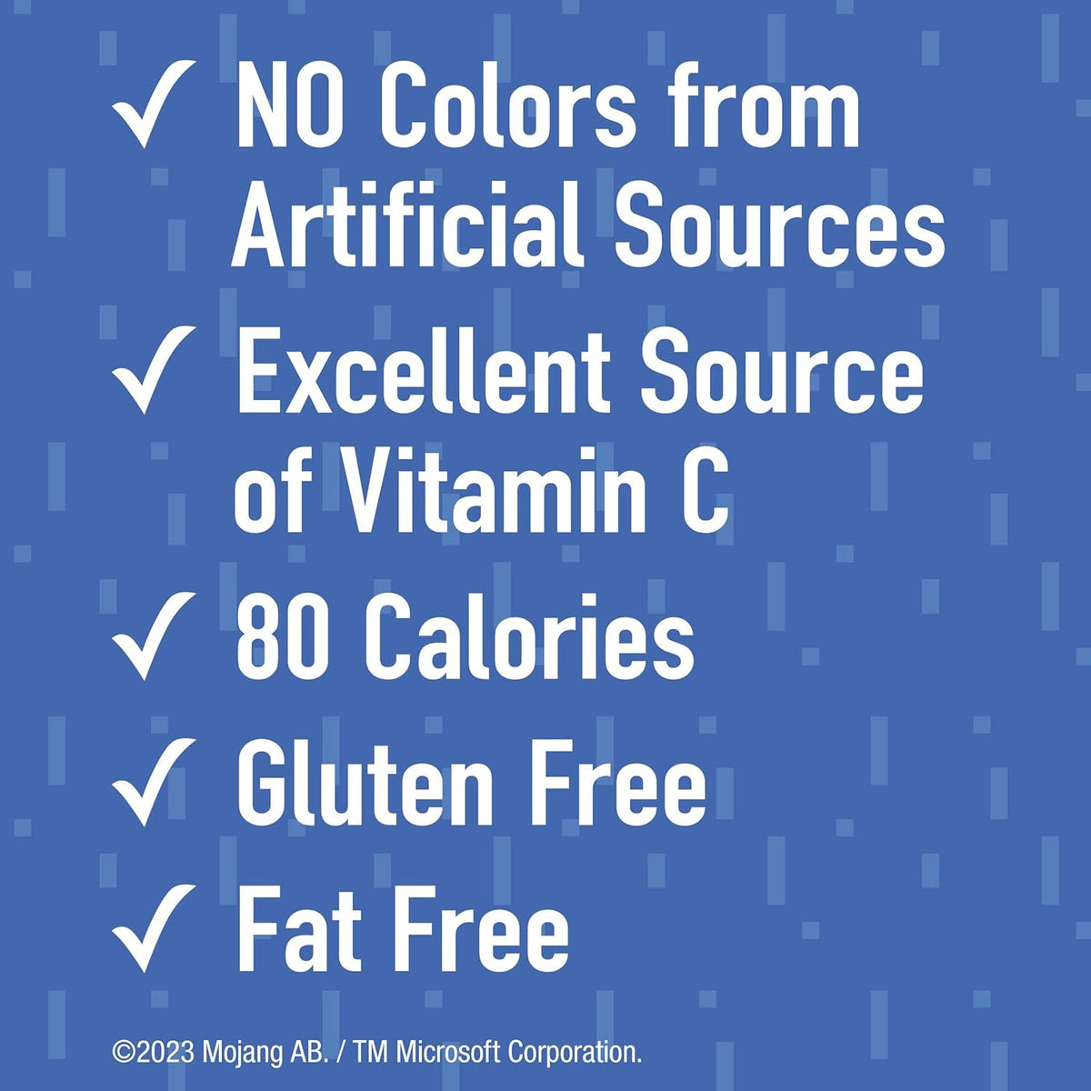 Minecraft Fruit Flavored Snacks, Fat Free and Gluten Free Snacks, 17.6 oz (22 Pouches)
