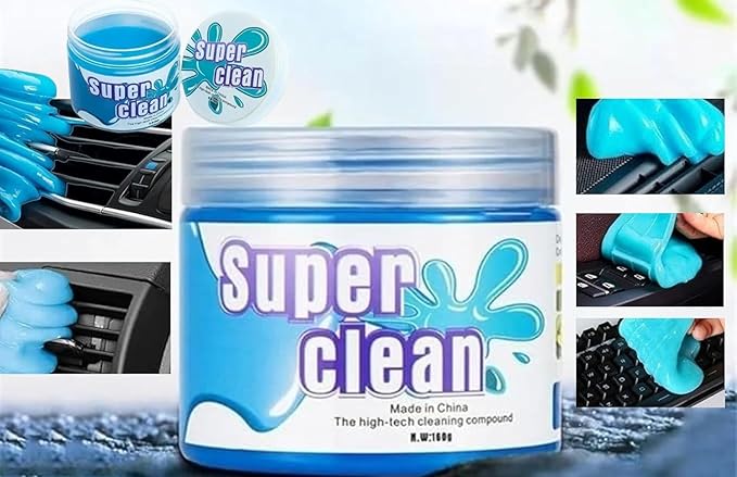 Car Cleaning Gel Universal Detailing Kit Automotive Dust Car Crevice Cleaner Slime Auto Air Vent Interior Detail Removal for Car Putty Cleaning Keyboard Cleaner Car Accessories