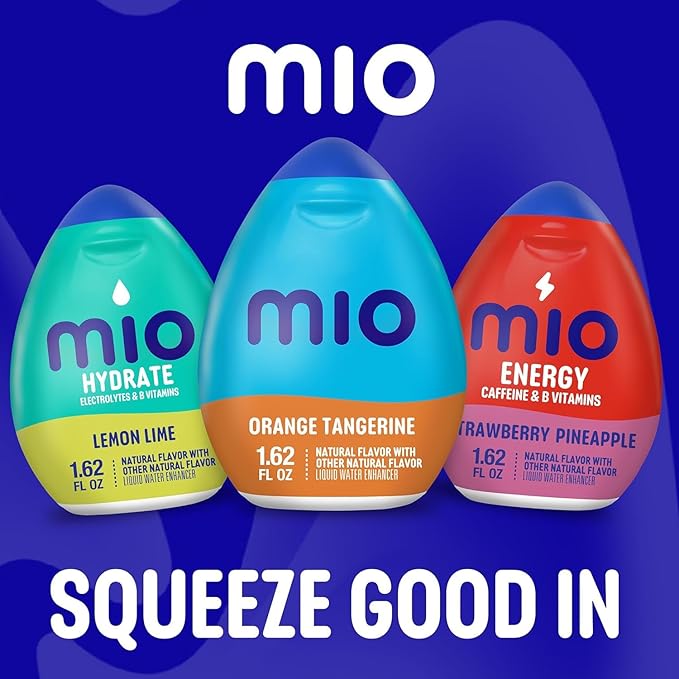 Mio Vitamins Liquid Water Enhancer, Orange Tangerine, 1.62 OZ, 6-Pack