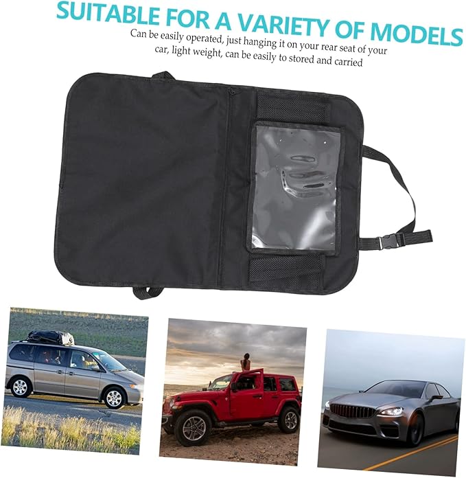 Car Seat Storage Organizer Bag Multi Hanging Pockets Easy to Install Capacity for and More for Backseat Convenience Cars Suvs and Minivans