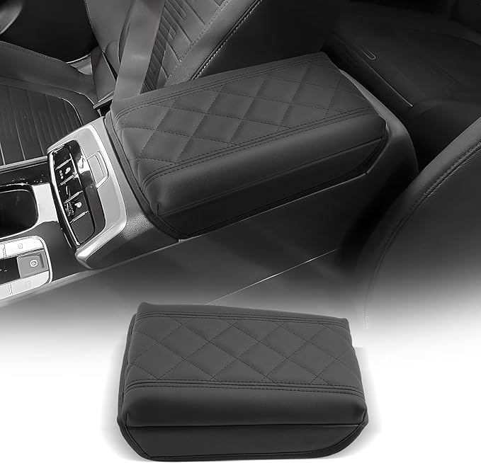 CDEFG for 2022-2025 2026 Hyundai Santa Cruz Center Console Cover Armrest Box Cover for Santa Cruz Pickup (SE, SEL, SEL Activity, XRT, Limited) Accessories Console Arm Rest Protector