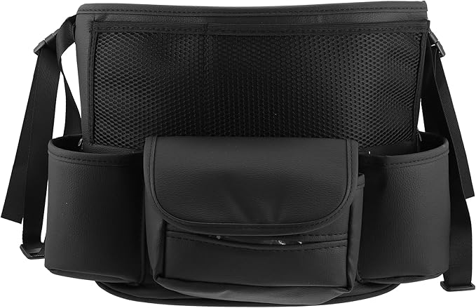 X AUTOHAUX Car Large Capacity Seat Organizer Backseat Multi Pockets Purse Storage Universal Fit for Car Truck SUV 37x25cm Black