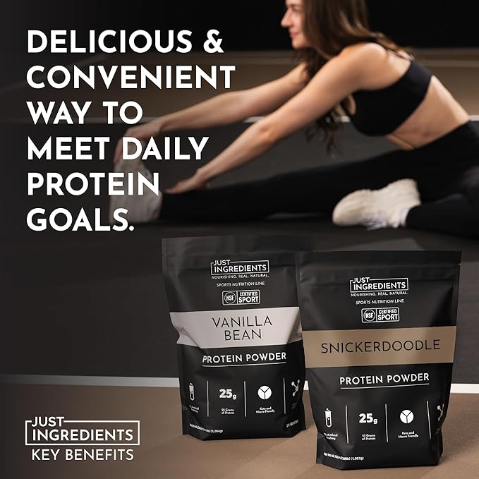 JUST INGREDIENTS Snickerdoodle Protein Powder - NSF