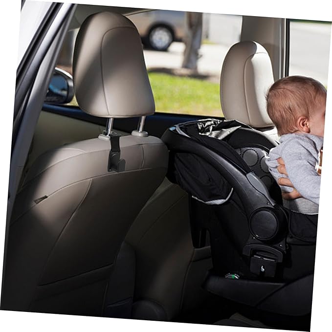 Cabilock Car Back Seat Hook Car Purse Holder Organizer Easy to Install Headrest Hooks for Extra Storage for Bags and Essentials