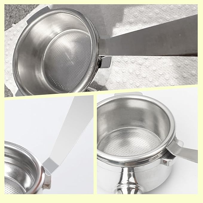 Filter Basket Remover and 2 Magnets, Stainless Steel Tool for Portafilter Basket and Puck Screen Removal, Coffee Accessories