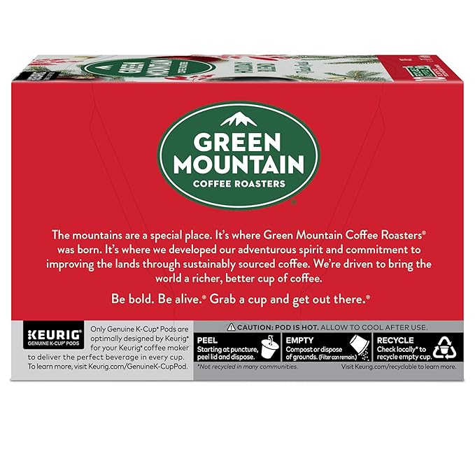 Green Mountain Coffee Roasters K-Cups, Holiday Blend, 10 Count
