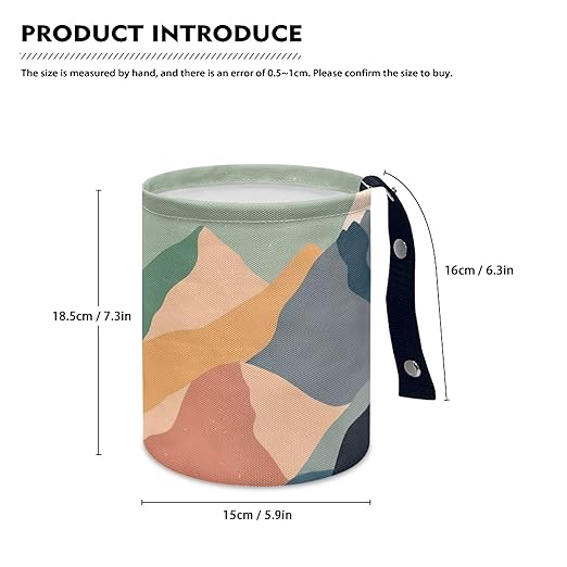 Car Trash Can with Hanging for Back Seat, Car Accessories for Women Men Automotive Garbage Cans Vehicle Trash Can for Truck SUVMountain