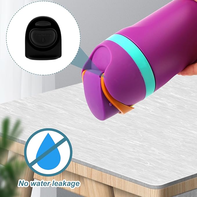 BOXOB 8pcs Silicone Bottle Stopper for Owala FreeSip 24oz 32oz, Water Bottle Plug Mouth Lid Cap Top Seal Replacement Parts Accessories Compatible with Owala 16/19/24/32/40oz (8 Colors)