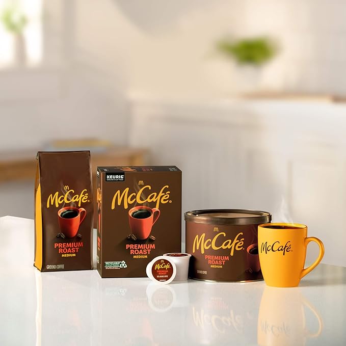 McCafe Premium Medium Roast Ground Coffee (24 oz Canister)