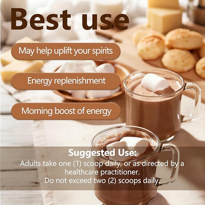 High Flavanol Cocoa Powder, 1200mg Flavanols per Serving, Natural Unsweetened Dutch Cocoa for Baking, Cooking & Beverages, Rich Dark Chocolate Flavor (01)
