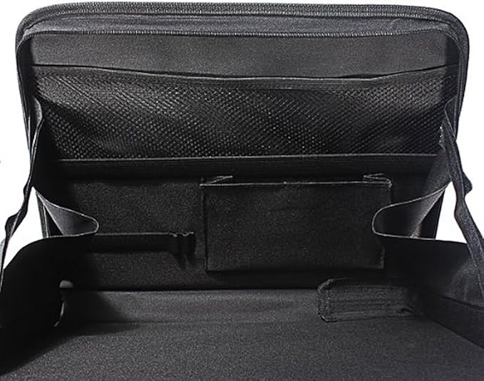 Foldable Travel Car Laptop Holder Tray Bag Mount Back Seat Auto Food Work Table Organizer