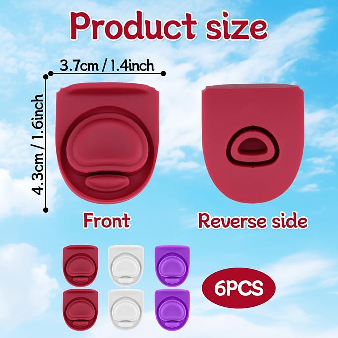 6pcs Rubber Seal Replacement Stopper Gasket Compatible with Owala Freesip 24oz 32oz,Bottle Top Mouth Cap Insert Spout Lid Silicone Replacement Parts Accessories for Owala 16/19/24/32/40oz(3 colors)