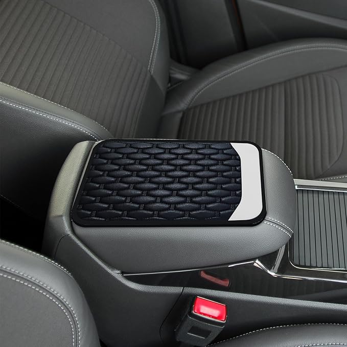Car Armrest Protector, Car Armrest Lift Pad - Pillow for Center Console Extender with Aum Pad
