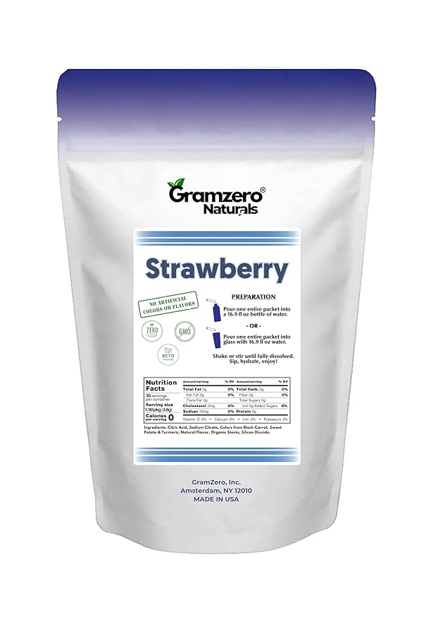 Drink Mix - 2GO (All NATURAL Strawberry)
