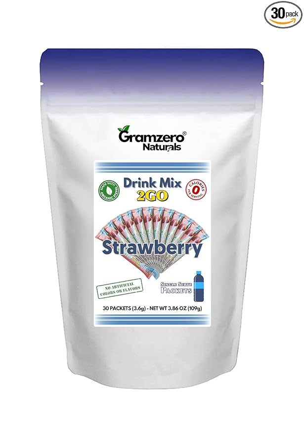 Drink Mix - 2GO (All NATURAL Strawberry)