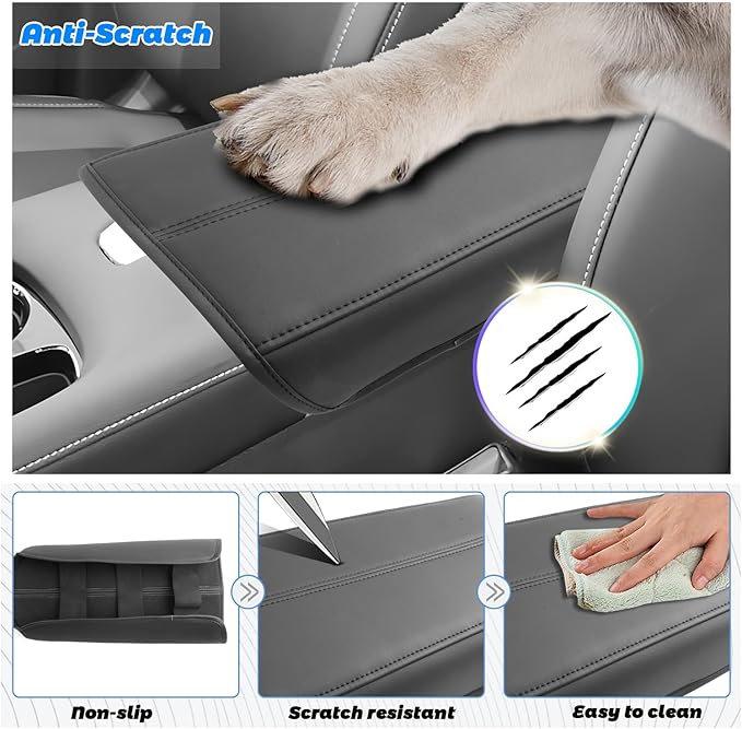 SHAOHAO for 2025 2026 Nissan Murano Center Console Cover for 2025 2026 Nissan Murano Accessories (SV/SL/Platinum) Armrest Cover Soft Comfy Pad Murano 2025 2026 Middle Console Lid Protector