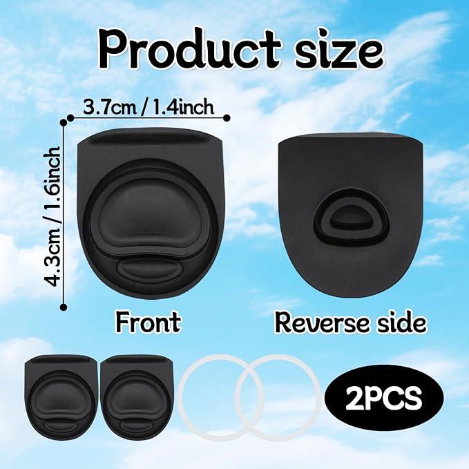 2 Sets Replacement Rubber Stopper and O Ring Gasket Compatible with Owala FreeSip 24oz 32oz,Water Bottle Lid Insert Cap Seal Parts for Owala 16/19/24/32/40oz Mouthpiece Accessories B2S7